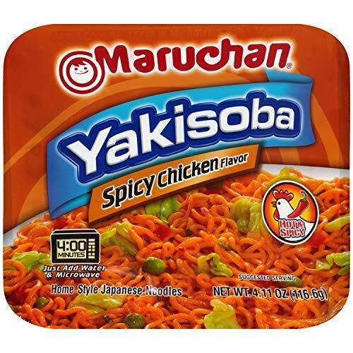 Maruchan Yakisoba Sabor Pollo Picante, 4.11 OZ, [Paquete de 8]