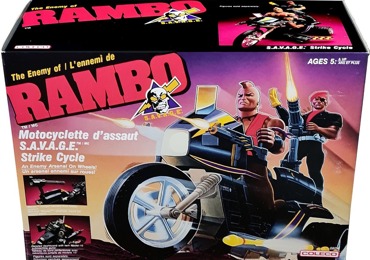 RAMBO: S.A.V.A.G.E., Strike Cycle, Vintage 1985/86 Collectible