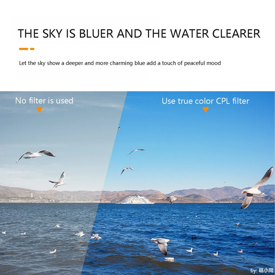 46 52 62 77 82mm CPL Filter Lens Circular optical Lens Kit For Camera Lens - Image 3 of 4