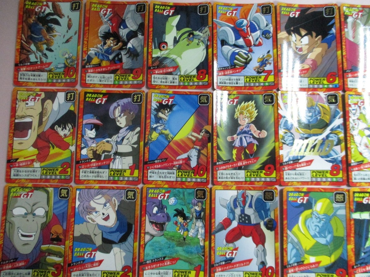Dragonball Dragon ball Z Power Level Battle 18 Regular Card Set | eBay