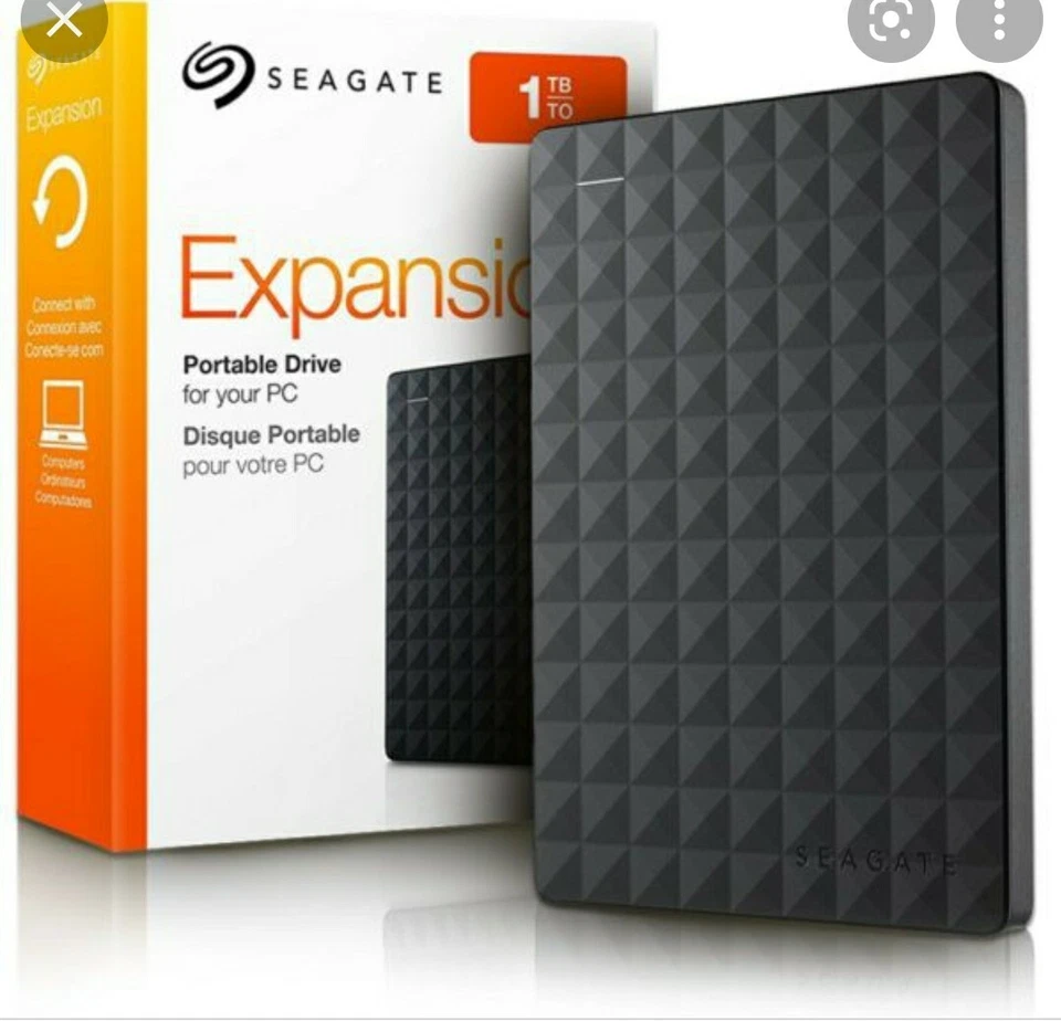 AB113 Used Seagate Portable Hdd 1T - Image 2 of 2