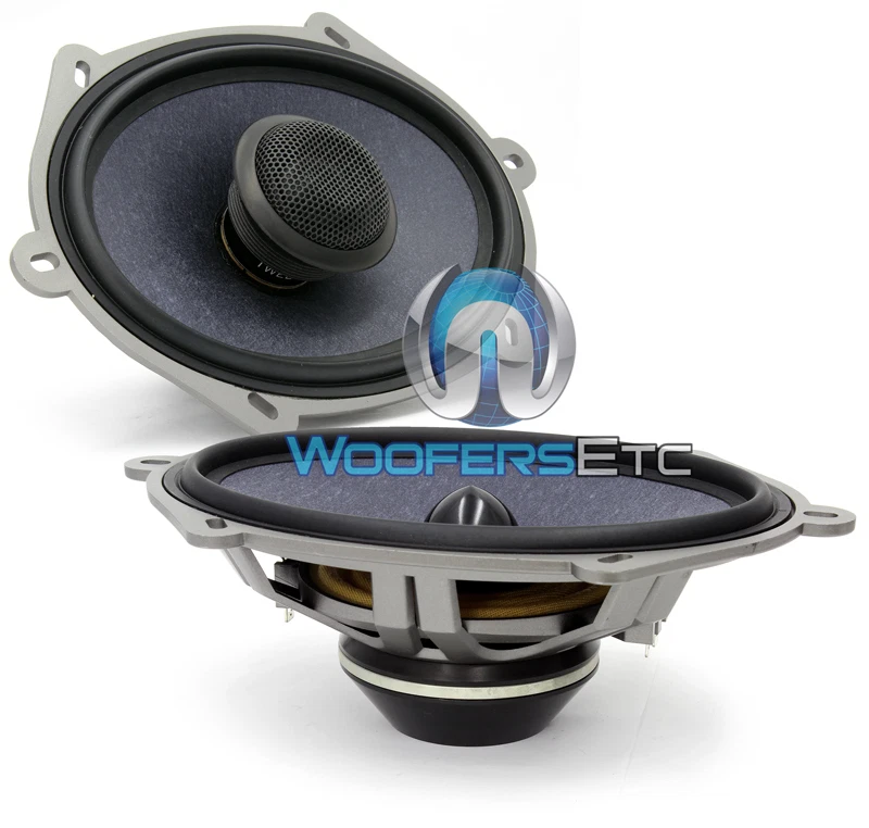 XS-57 IMAGE DYNAMICS 5x7" 6x8" 2-WAY COMPONENT SPEAKERS MIDS TWEETERS CROSSOVERS - Image 3 of 4