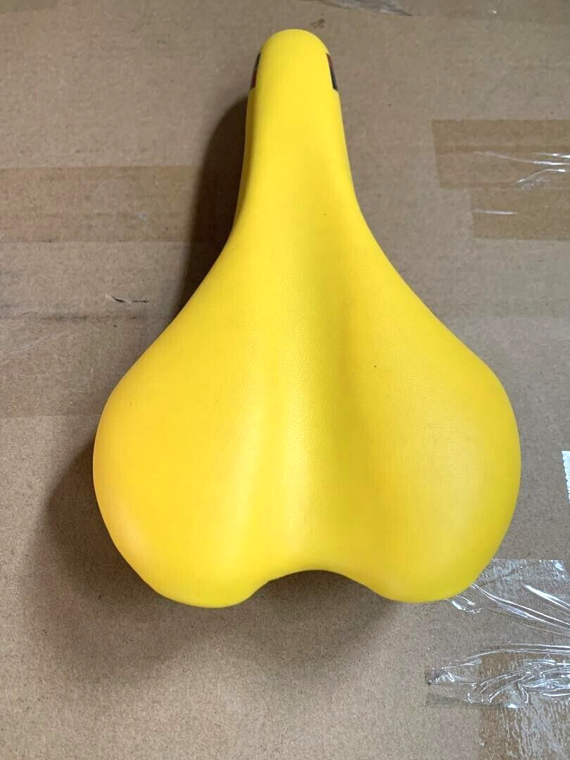 ENDZONE Bicycle Seat Classic MTB Road Racing Track Fixie Bikes YELLOW