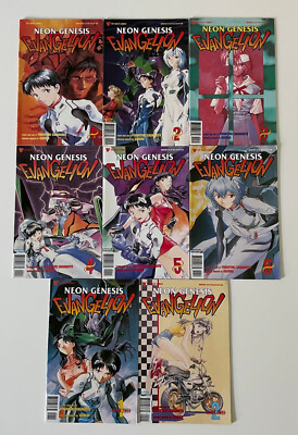 Neon Genesis Evangelion Viz Select Comics Book 1 (1-6) + Book 2 (1-2)