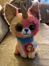 TY Beanie Boos - YIPS the UniChihuahua Dog (Glitter Eyes)(Medium Size - 9 inch)