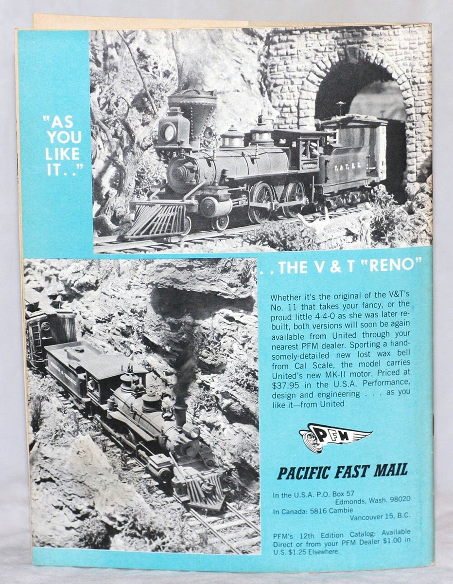 Railroad Model Craftsman Magazine Vintage July 1968 35th