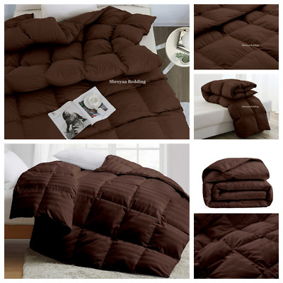 Chocolate Royal Comforter Down Alternative 200/300/400 GSM Egyptian Cotton