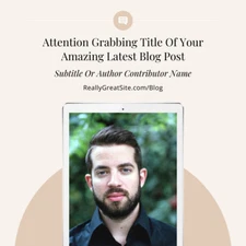 Premium Blog Post Promo Post Canva Template - 21 Designs [Digital Delivery]