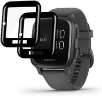 2X 3D Schutzglas FüR Garmin Venu Sq / Sq Music Hartglas Full Screen Curved