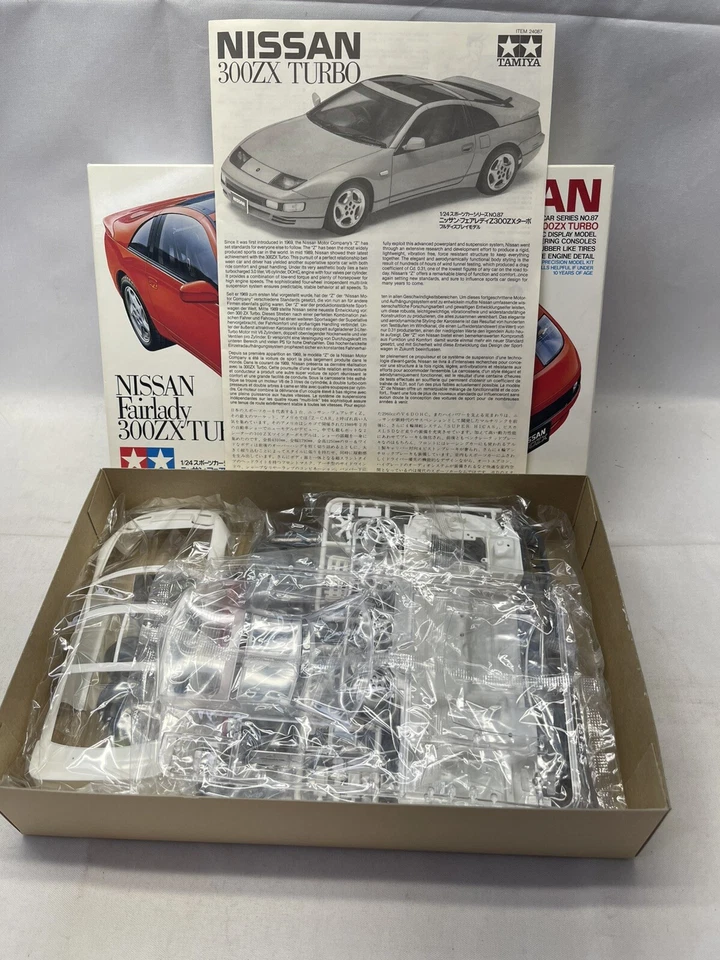 TAMIYA Nissan Fairlady Z300ZX turbo plastic model car 1/24 1989 Japan. Open Box - Image 4 of 4