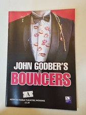 THEATRE PROGRAMME BOUNCERS - GARETH HALE WILLIAM ILKLEY ZACH LEE TIM VINCENT