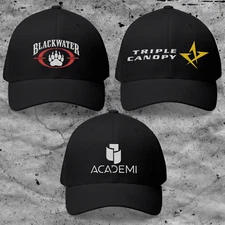 Blackwater triple canopy  academy agency Hat Baseball Cap Embrodiery