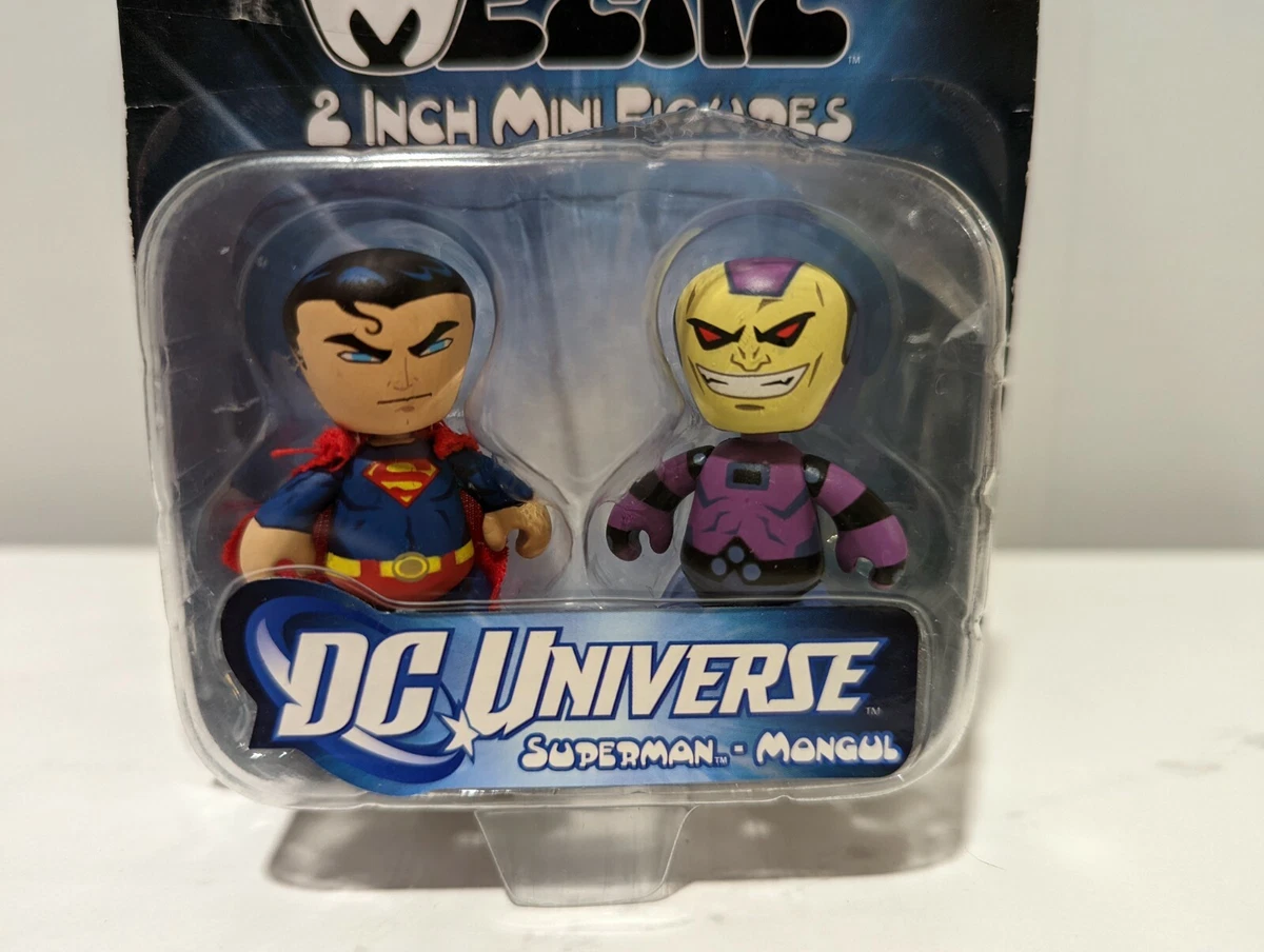 DC Universe Mini Mez-Itz Superman and Mongul Figures 2-Pack Series