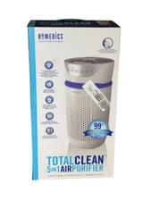 HoMedics Total Clean Deluxe 5-in-1 UV Air Purifier XL Hepa Filtration New in Box