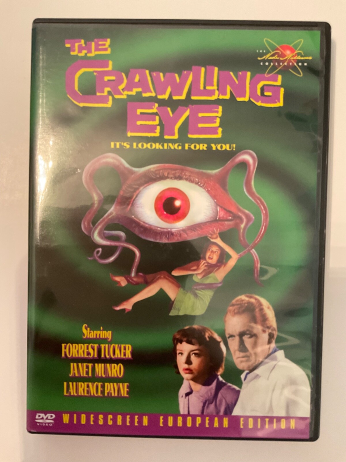The Crawling Eye DVD with Forrest Tucker eBay
