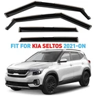 Rain Guards Vent Visors Shade for 2021-2026 Kia Seltos