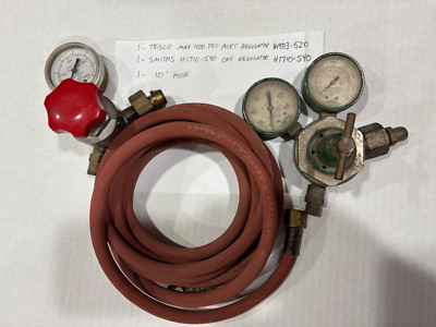 Torch Regulators oxygen & acetylene regulators Tesco & Smiths 