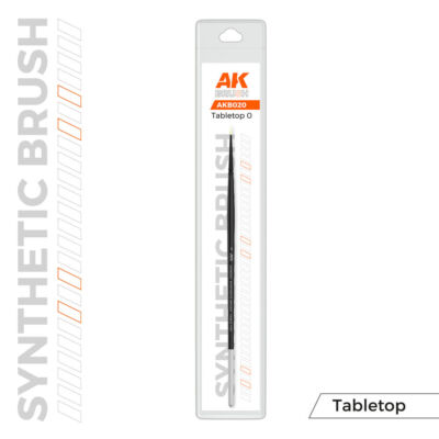 AK Interactive AKB020 - AK SYNTHETIC TABLETOP BRUSH - 0- Neu