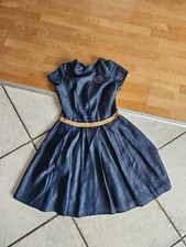 Rockabilly Kleid Jeans Optik 1960iger Jahre Größe M Handgemacht