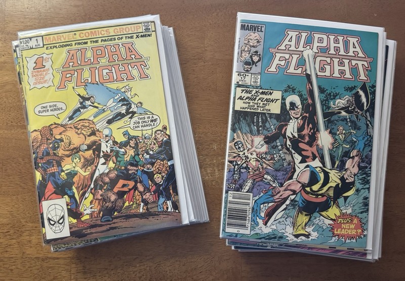 Alpha Flight 1-39 Strait Huge Comic Lot X-men Issues 1, 33….