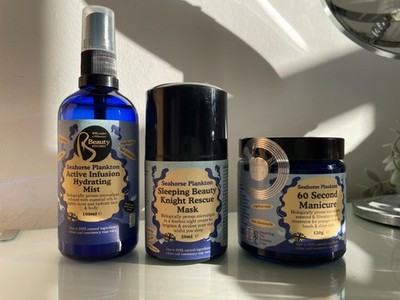 GESCHENKSET Beauty Kitchen 3-teiliges Set Neu in OVP - Hydration Mist, Maniküre & Schlafmaske