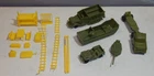Marx Navarone Playset Lot Beds Flag Poles Cart Table Ladders Trucks