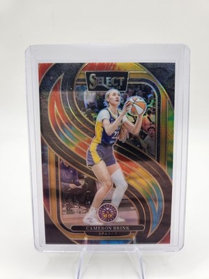2025 Panini WNBA Select Cameron Brink Premier Level Tie-Dye Prizm RC 4/25 Sparks