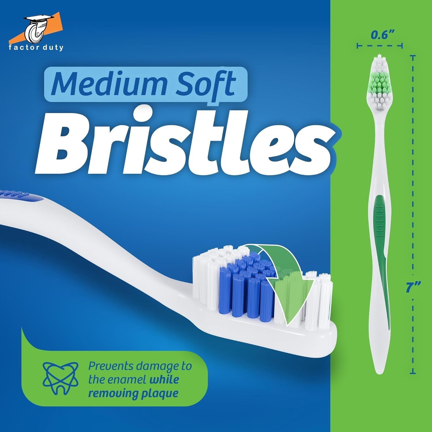 Travel-Ready 100-Pack Medium Soft Toothbrushes - Perfect for Active Lifestyles