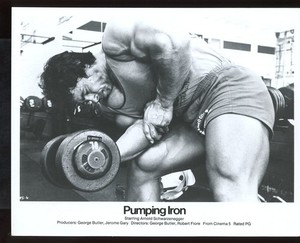 FRANCO COLUMBU in PUMPING IRON Original 1977 8 x 10 Documentary Film Still vv