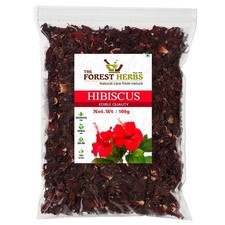 Raw Hibiscus Flower for Hair  Skin Care  100g Natural Care Pack