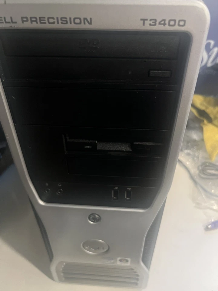 PC Dell Precision T3400 Intel Core 2 Duo E7300 2,66 GHz sin unidad 1 GB RAM DVD Foto 2 de 4