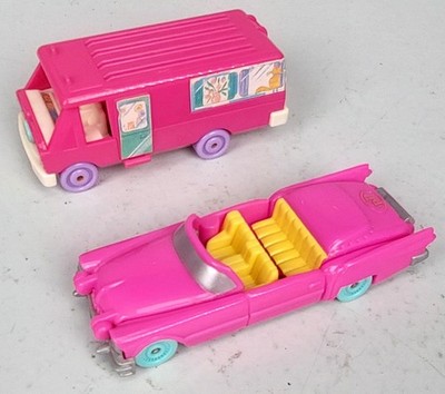 JR  011 Polly Pocket Wohnmobil (1994) und Polly Pocket Pool Party Cadillac