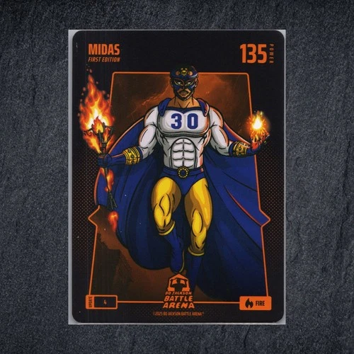 Steph Curry as MIDAS 2025 Bo Jackson Battle Arena Alpha Update FIRE 4