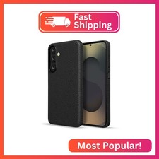 LOHASIC for Galaxy S25 Leather Case, Classic Leather Soft Lychee Texture Design