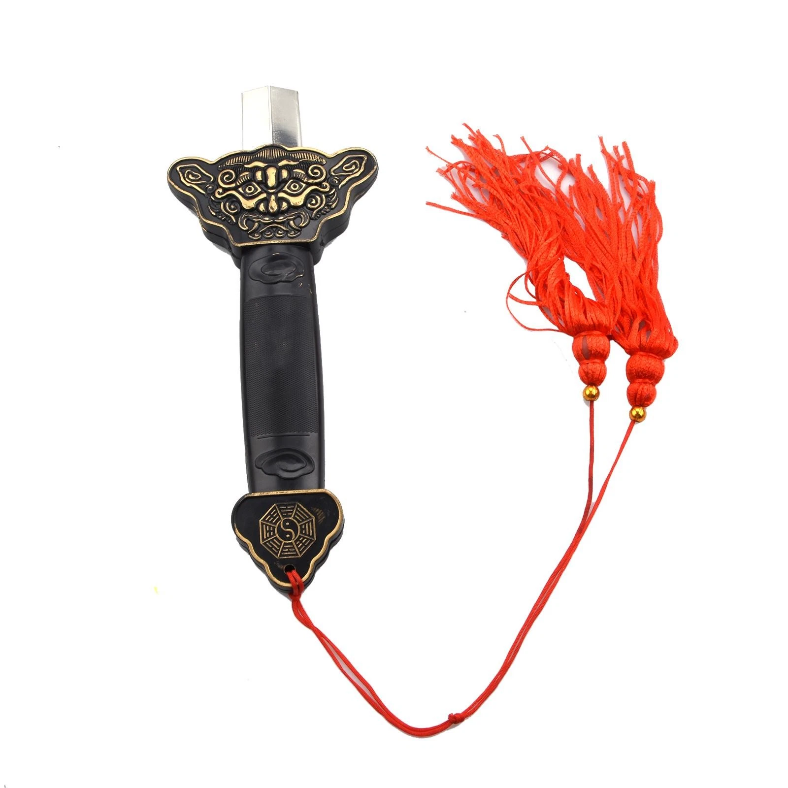 Steel Sword Swallowing Illusion Close Up Street Magician Real Magic Trick Props image 7