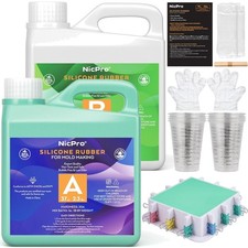 Silikon Formen Set Flüssig 74oz Jadegrün Basteln Formgehäuse