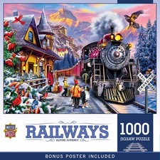 MasterPieces - Train Railways - Alpine Journey 1000 Piece Jigsaw Puzzle