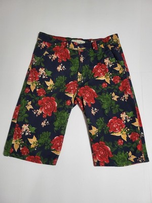 Smoke Rise Flowers Shorts Size Men's 32 Multicolor 
