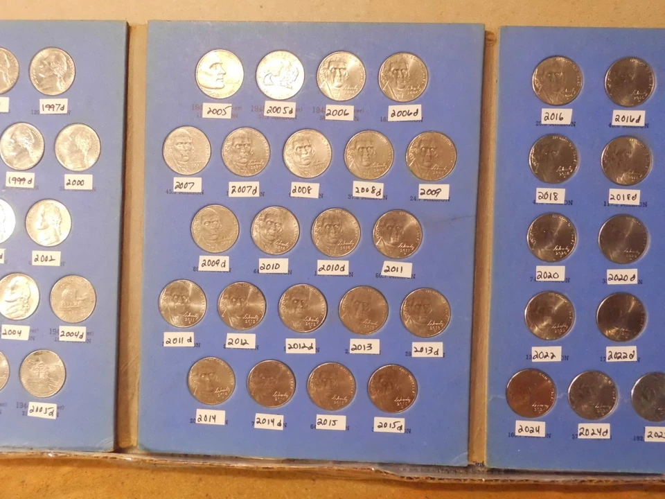 JEFFERSON NICKELS COLLECTION COMPLETE 1996 to 2025 P&D COINS - #POS417 - Image 3 of 4