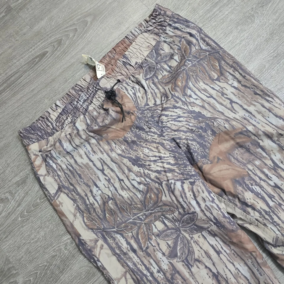 NWT VTG Walls Water-Pruf Pants Realtree OG Camo Waterproof Trousers Men's Large - Image 2 of 4