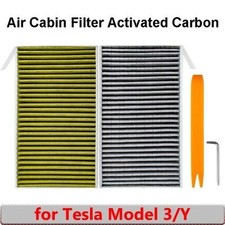 Cabin Air Filter For Tesla Model 3 Y Activated Carbon Replacement