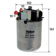 VALEO KRAFTSTOFFFILTER FILTEREINSATZ passend für NISSAN QASHQAI X-TRAIL RENAULT 