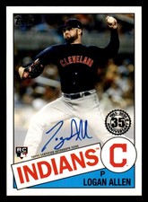 2020 Topps Logan Allen - 1985 Topps Baseball Autographs #85A-LA Rookie RC Auto
