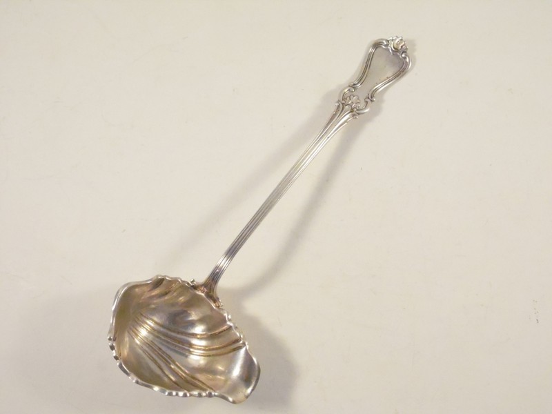 Swedish .830 Silver Ladle - (1866) Date Mark & "AFK" Maker - 1.26 ozt