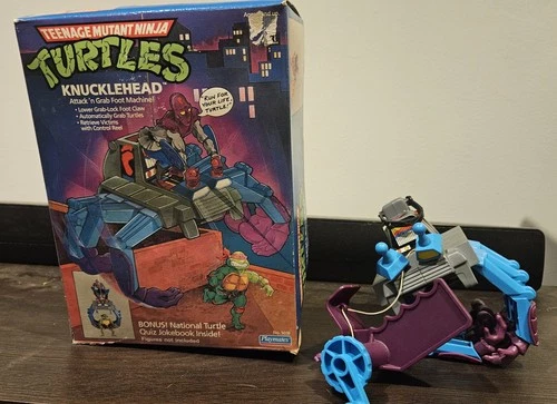 KNUCKLEHEAD Claw Vehicle Teenage Mutant Ninja Turtles TMNT 1988 AS IS
