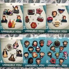 Hand Made Shoe Charm Accessories Set 5 - 10 Pack Stranger Things Demogorgon