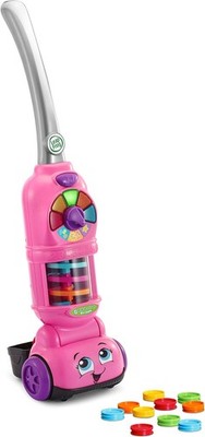 LeapFrog Pick Up and Count Vacuum Toy Pink Pretend Play Housekeeping Learning