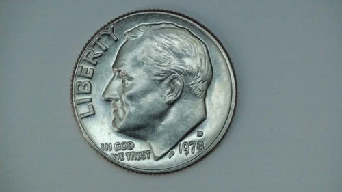 1978 D Roosevelt Dime Uncirculated BU **FREE SHIPPING**