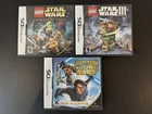 Nintendo DS Game Lot - LSW: The Complete Saga, LSW III: TCW, SWTCW Jedi Alliance
