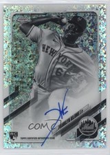 2021 Chrome Black and White Mini-Diamond Refractor Franklyn Kilome Auto 0xh3